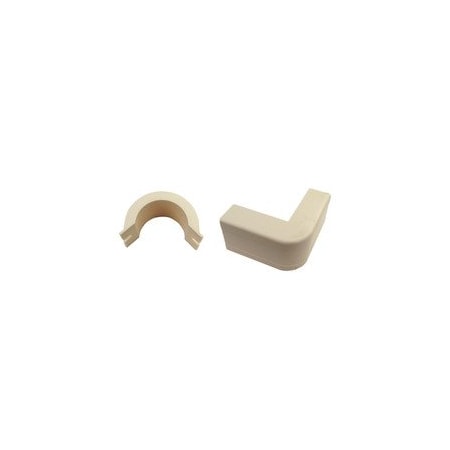 Swe-Tech 3C External Elbow Raceway, FWT Series, Ivory FWT31R3-007IV